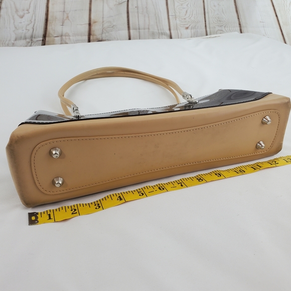 Beijo Chocolate Beige PU Leather Shoulder Bag - Picture 10 of 15